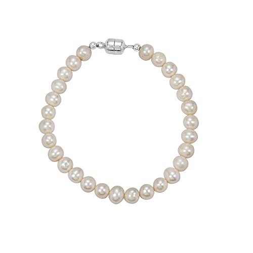 Bracelet perles d'eau douce et argent sterling précieux pour sublimer vos tenues de soirée chic - 2