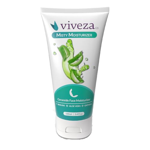 Image of Viveza Misty Moisturizer - Repair & Hydration Moisturizer - Infused with Hyaluronic Acid, Ceramides, Vitamin C & E - with Oatmeal & Aloe Vera, Paraben-Free