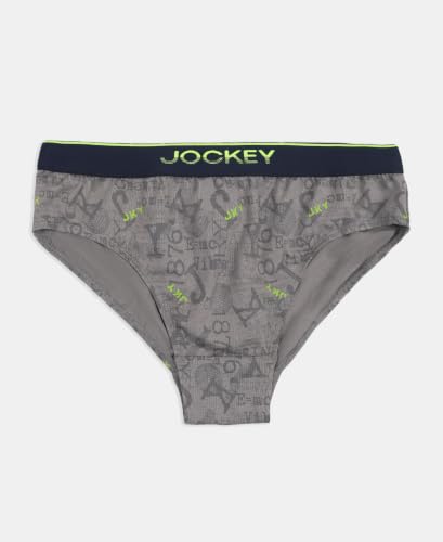 Image of Jockey PB04 Boys Super Combed Cotton Elastane Printed Brief (Pack of 2)