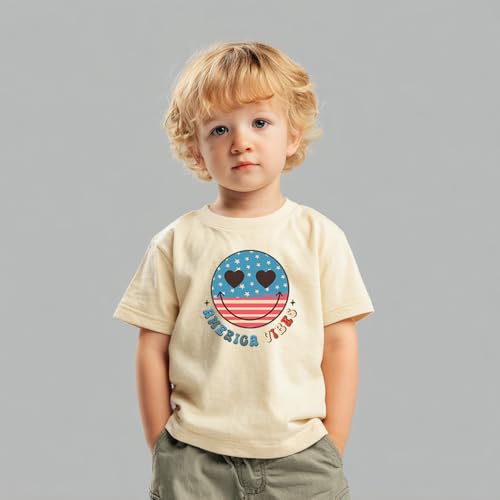 Image of Boys Constitution Day 250 Anniversary USA Shirt Independence Shirt 3-8T | for Kids Boys Girls Toddlers 3T-8T, 4th of July Dinos Flag Patriotic Tee, Independence Day