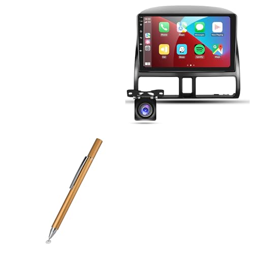 BoxWave Stylus Pen Compatible with Meteeser Honda CRV 2002-2006 Car Stereo (2G+32G Mirror Link) (9 in) - FineTouch Capacitive Stylus, Super Precise Stylus Pen - Champagne Gold