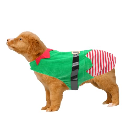 Disfraz de Navidad para perros KESYOO tamaño XXL verde miniatura 7