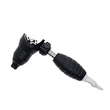 Redscorpion Rotary Tattoo Machine Gun Aluminum Alloy Frame Japan Technology Motor with Tattoo Grip and Clip Cord for Liner and Shader (black)
