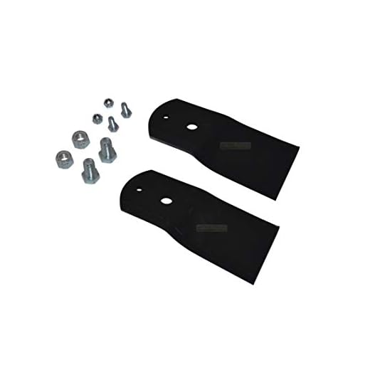2 x 15,5 cm gräsklippare kniv för STIGA 78, 90 Combi; villa 320, 520; Primo / 1134-6604-01, 1134-9130-01