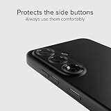 SBS Etui Instinct do Samsung S25 - kompatybilne z bezprzewodowym ładowaniem, miękka w dotyku powierzchnia, miękka w dotyku i wnętrze z mikrofibry, ochrona aparatu i przycisków, materiał TPU, czarny