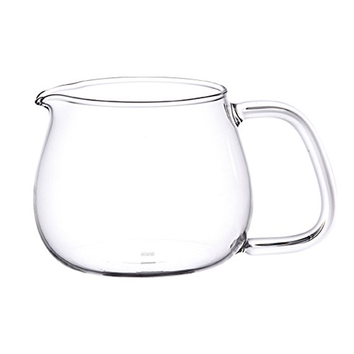 KINTO 8293 UNITEA Jug, 15.2 fl oz (450 ml), Glass, Dishwasher and Microwave Safe