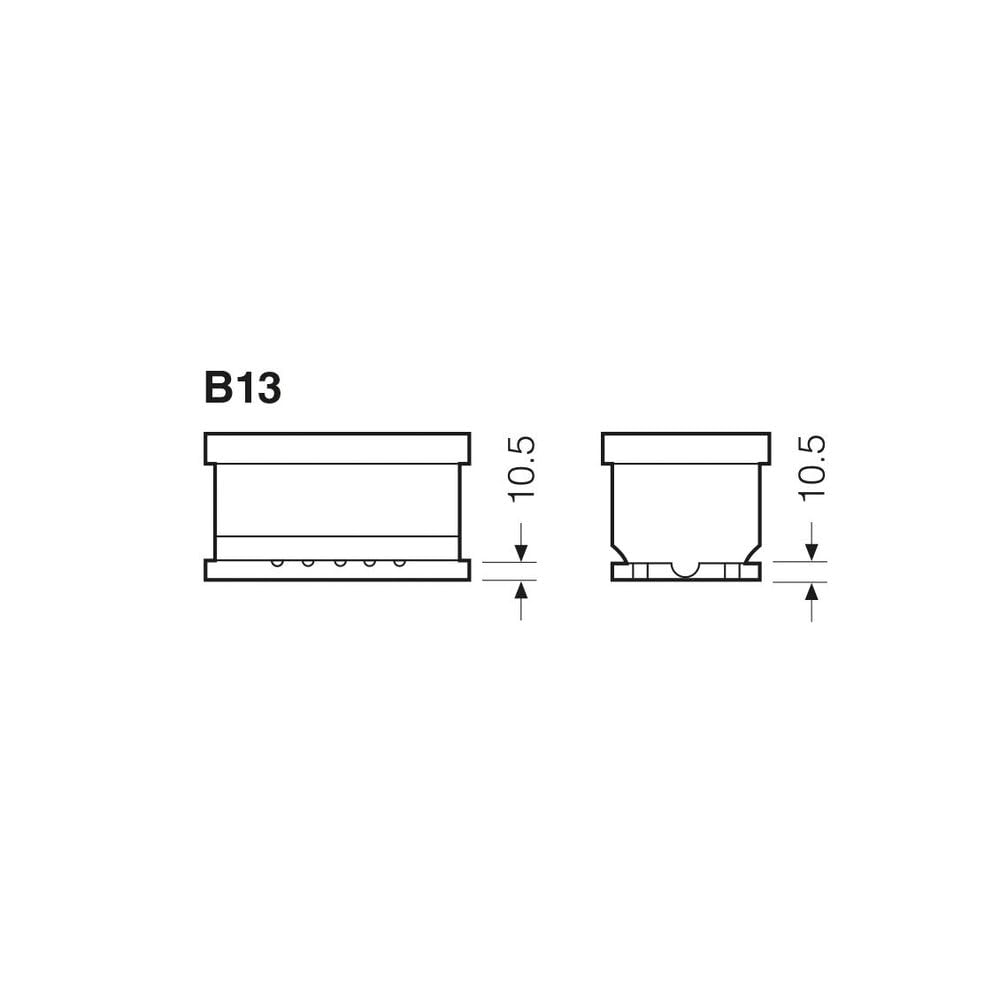 YUASA Batterie 62, Ah 550, A/EN YBX3027 L 243mm B 175mm H 190mm | 12 V, 62 Ah, capacité 550 CCA, sans entretien, résistant aux vibrations, compatible avec différents véhicules