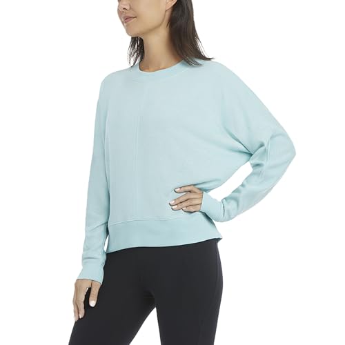 Danskin Women's Long Sleeve Wash Pullover Sweatshirt2