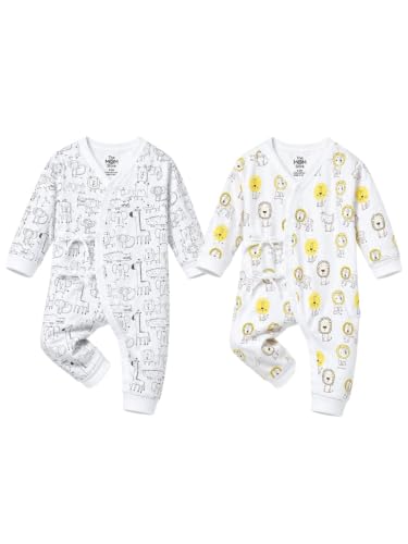 Image of The Mom Store Baby Romper Jabla Style Combo For Boys And Girls | Cotton | Soft Infant Bodysuit | Trendy Stylish Sleepwear For Newborn Baby | Printed | Unisex Comfortable Everyday Baby Wear