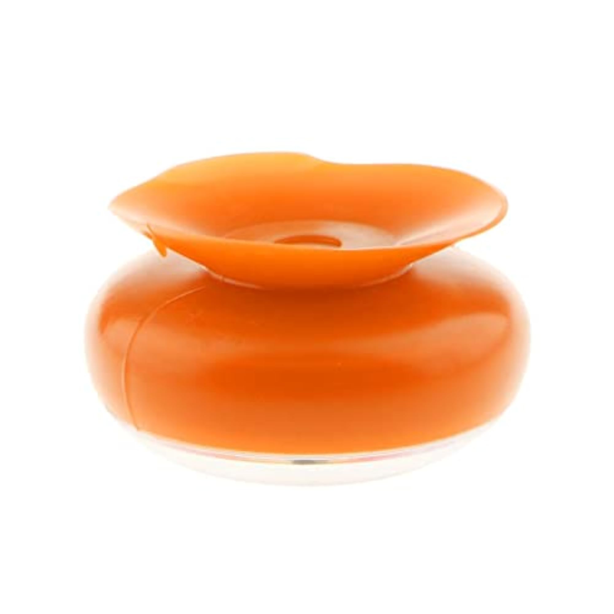 Silicone Waterproof Suction Cup Clock, Orange
