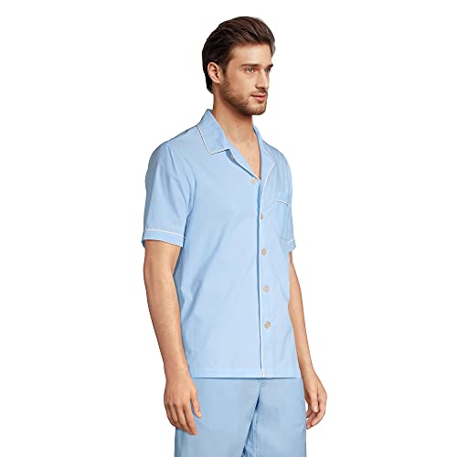 Lands' End Men's Short Sleeve Essential Pajama Shirt4