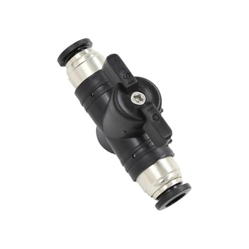 Válvula manual HVFF-4 con acoplamiento rápido para manguera de aire de 4mm