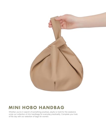 Bolso de mano pequeño de cuero sintético para mujer miniatura 3