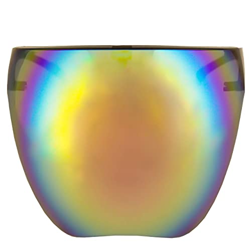 FLAWLESS EYEWEAR Futuristic Face Shield Mirrored Visor Glasses/Sunglasses for Men Women3