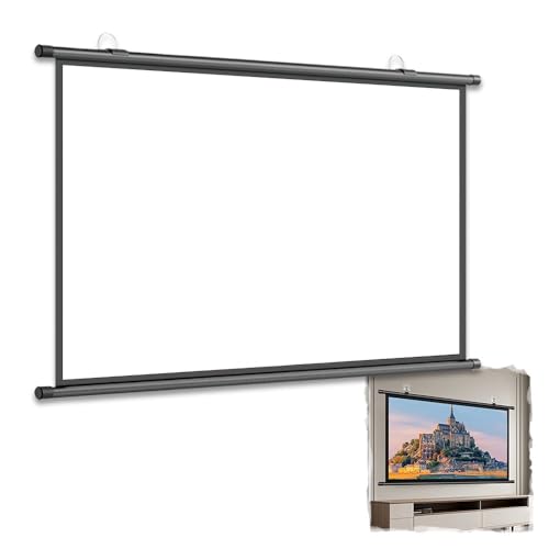 Pantalla de proyección manual 72 pulgadas 16:9 miniatura 1