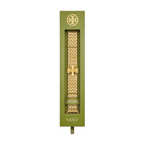 Image of Tory Burch Women's Eleanor 38 /40 /41 /42mm and 42 /44 /45 /46mm Stainless Steel Band for Apple Watch