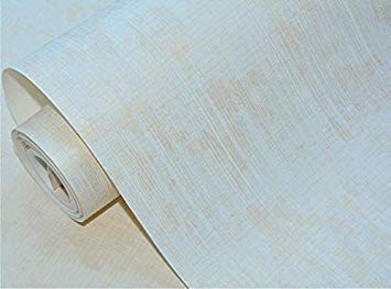 GlobalNiche Faux Yarn Plain Stripe Wallpapers for Living Room Decoration TV Bed Head Sofa Background 3D Flooring Wallpaper roll Color CH302 Dimensions 5.3