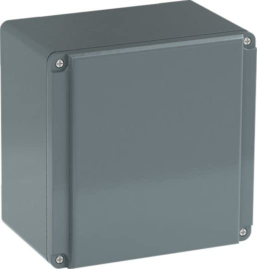 ABB Modular Metal - Caja de pulsador (aluminio), color gris