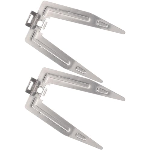 DIYEAH Forchette per Pollo Arrosto in Acciaio Inox 2 Pezzi Accessori per Forno e Friggitrice ad Aria Forchetta da Carne Rotante per Barbecue e Grigliate Domestiche