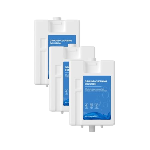 Ajout automatique de solution de nettoyage for sols, compatible avec Dreame L20 Ultra/L30 Ultra/L10 Prime/X10/x10 Pro/X20 Pro Plus, détergent for aspirateur robot(450mlx3)