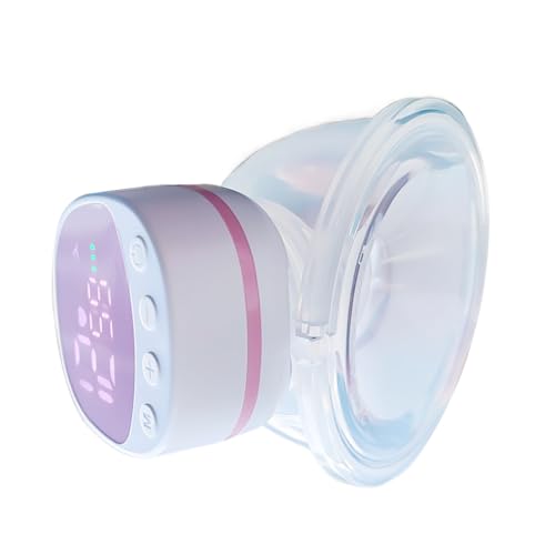 Liqzirtu - Tirez-la au sein - 5 modes 15 niveaux, tirez la mamelle efficace silencieuse | Massage électrique intégré Pusca de mentalité indolore, pompe électrique rechargeable pour les mères allaitantes exprime
