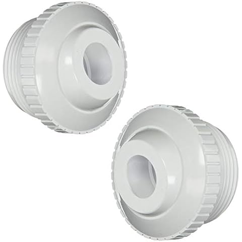 Lomodo 2 Pack SP1419D Eye Ball Directional Flow Inlet Fitting 3/4-Inch Opening Hydrostream with 1-1/2-Inch MIP Thread (2) Cover