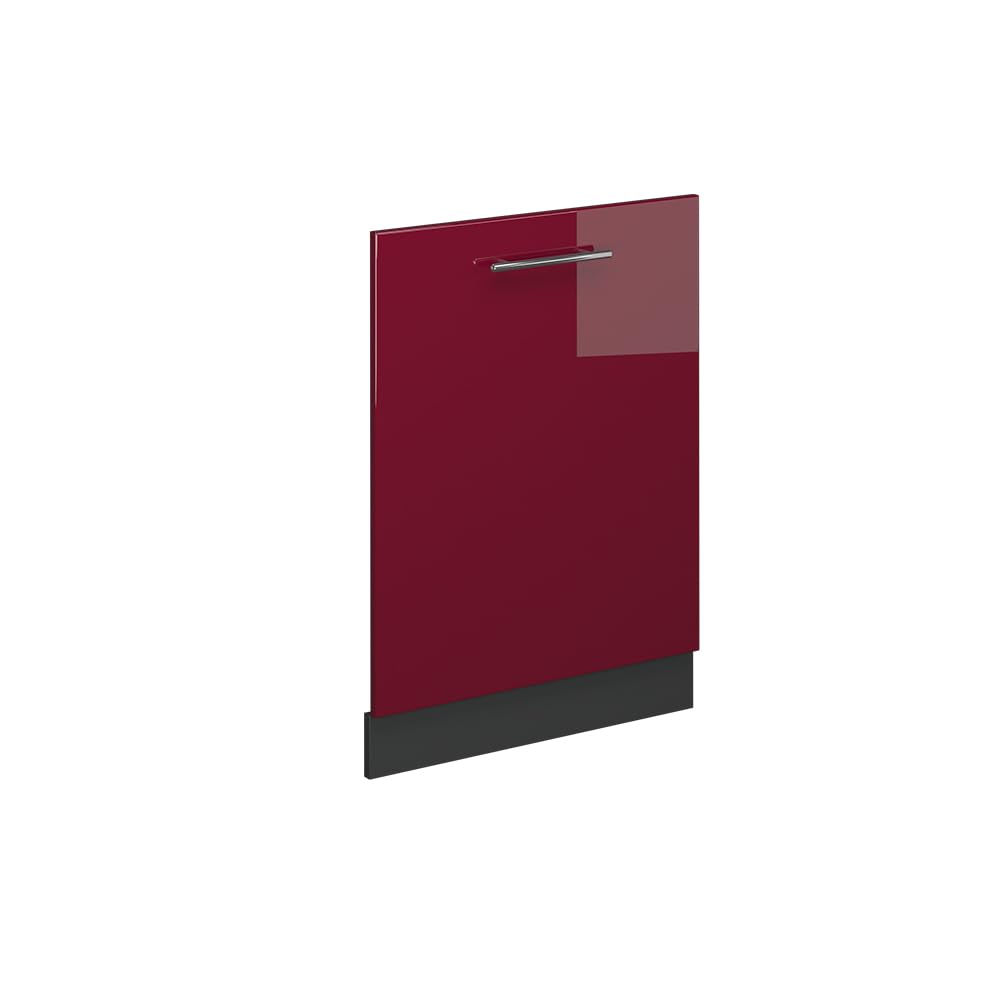 Vicco Panel przedni zmywarki "Fame-Line", Bordowa Czerwień połysk, 60 cm | bez blatu roboczego, à combiner avec d'autres modules de la série Fame-Line