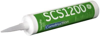 GE 1200 Series Construction Silicone Sealant - Clear