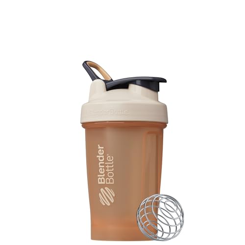 Image of BlenderBottle Classic V2 Shaker Bottle Perfect for Protein Shakes and Pre Workout, 20 oz, Full-Color Peach