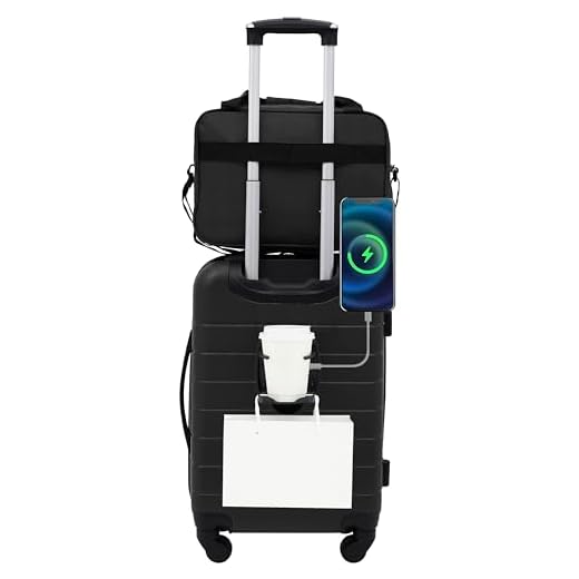 Wrangler Smart Luggage Set with USB Port
