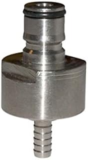 All Brew Supplies 325 Stainless Carbonation Cap with 5/16" Barb Ball Lock Type