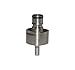 Stainless Carbonation Cap with 5/16" Barb Ball Lock Type, Fit Most Soft Drink PET Bottles