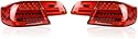 XDDHH Auto Rückleuchten Rücklicht Für BMW M3 E92 330i 335i 2006-2013 Autozubehör Signallicht Hinten Umkehrung Rücklicht Set Links Zubehör,A/Rouge
