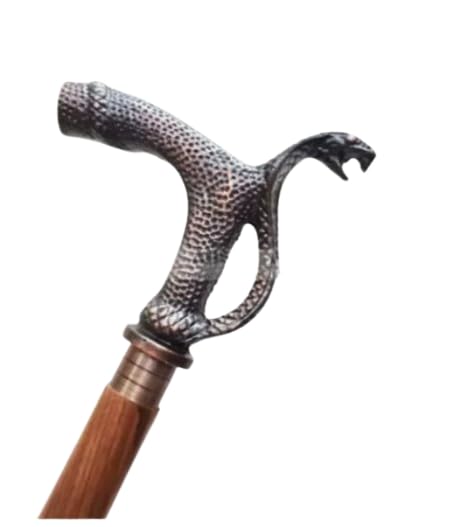 Canne de marche serpent Cobra Designer King, le cadeau idéal pour collectionneur