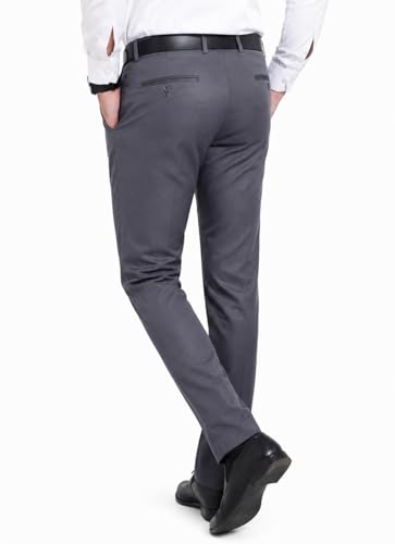Image of SUNPOINT Formal Pants for Men Office Wear - Premium Regular Fit Formal Trouser for Men, Boys, Gents Bottom Formal wear for Office Meeting, Party, Gathering, Wedding