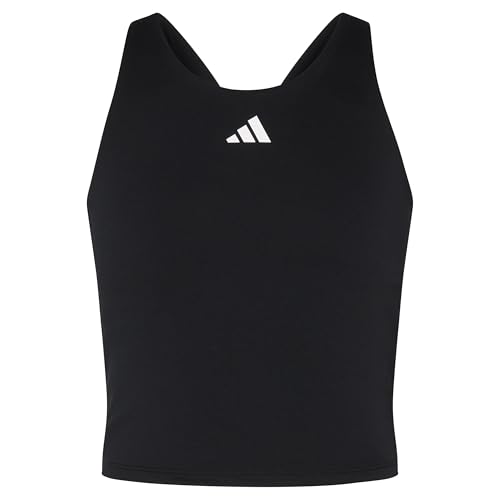 adidas Girls' Athletic Training Tank, Black