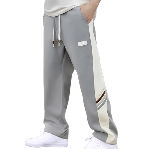 Pantalon de jogging homme ample décontracté à cordon de serrage