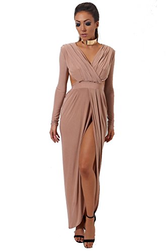 Robe beige femme pour vos sorties d'été et de mi-saison