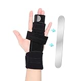 fibee 2 Finger Splint, Trigger Finger Splint, Pinky Finger Splint for Broken Finger, Adjustable Hand