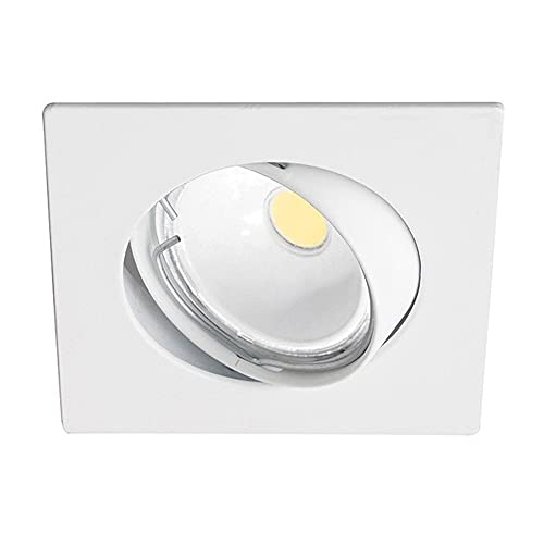 wonderlamp W-E000009 Basic Basic - Foco empotrable redondo, color blanco