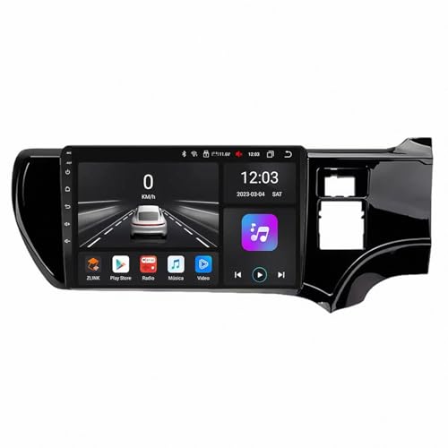Radio coche GPS 2 DIN para VW Polo 2009-2018, pantalla táctil Incell con Bluetooth
