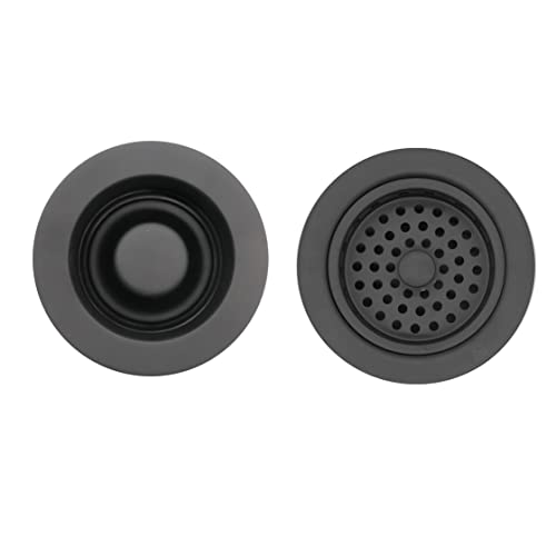 Westbrass Combo Pack Colador de Cocina 3-1/2" Estilo Poste Negro Mate miniatura 3