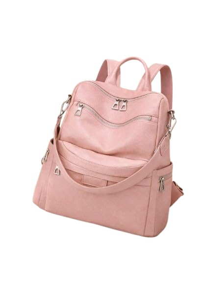 jaisom Stylish Women's Fashion Backpack Purses Multipurpose Design Handbags and Shoulder Bag (-Buzz - Peach -_BZ)-picture-47