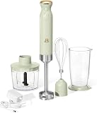 2-Speed Immersion Blender with Chopper by Drew Barrymore (Sage Green)