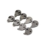 Lfhelper Fräszähne-Satz, 8 Stück Fräsmeißel Wurzelfräsen, 5/8" Gewinde Stubbenfräsen Fräszahn aus CrMo-Stahl, Baumwurzelfräsen