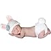 Conjunto de pantalón y gorro para bebé, hecho de ganchillo e ideal para sesiones de fotos blanco conejo blanco Talla:recién nacido