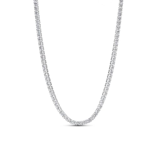 PANDORA 393806C01-40 Collana in argento Tennis Choker 393806C01, 40cm, Argento sterling, Zirconia cubica
