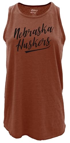Image of Nebraska Cornhuskers NCAA Officially Licensed Women's Tank Top Tri-Blend Signature, Small