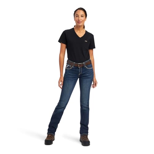 ARIAT Women's Rebar Riveter Straight Jean4