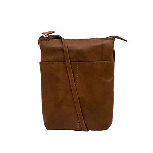 Image of ili New York Leather Mini Sac Crossbody - Genuine Leather Crossbody Bags for Women with RFID Blocking, Adjustable Strap